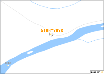 map of Staryy Byk