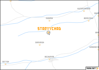 map of Staryy Chad