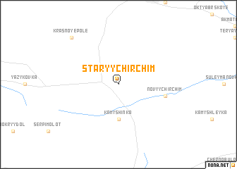 map of Staryy Chirchim