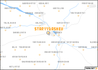 map of Staryy Dashev