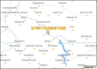 map of Staryy Dobrotvor