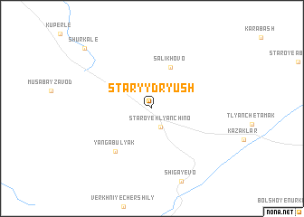 map of Staryy Dryush