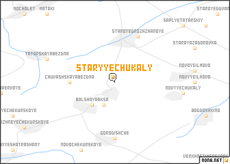 map of Staryye Chukaly