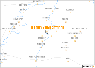 map of Staryye Degtyari