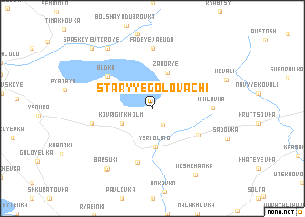 map of Staryye Golovachi