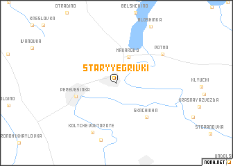 map of Staryye Grivki