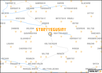 map of Staryye Gusiny