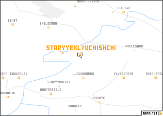 map of Staryye Klyuchishchi