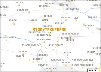 map of Staryye Kuz\