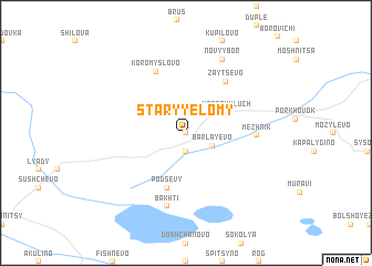 map of Staryye Lomy