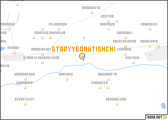 map of Staryye Omutishchi