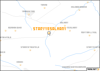 map of Staryye Salmany