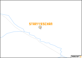 map of Staryy Eschan