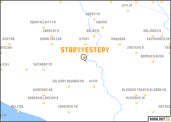 map of Staryye Stepy