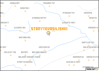 map of Staryye Vasilishki