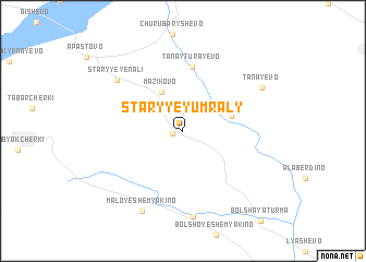 map of Staryye Yumraly