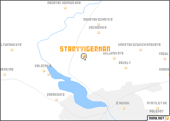 map of Staryy Igerman