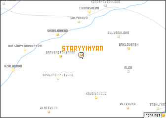 map of Staryy Imyan