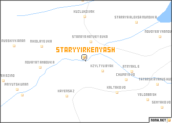 map of Staryy Irkenyash