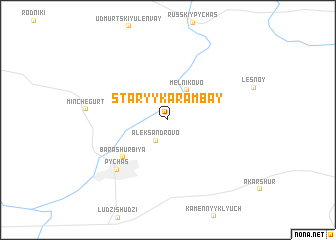 map of Staryy Karambay