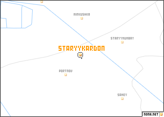 map of Staryy Kardon