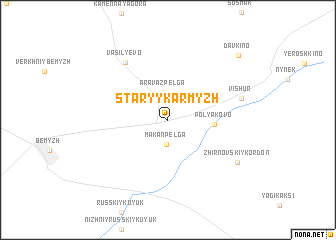 map of Staryy Karmyzh