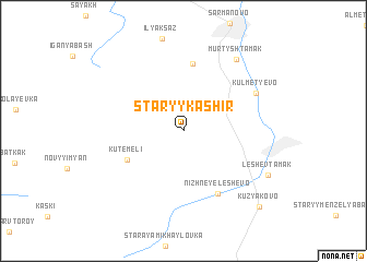 map of Staryy Kashir