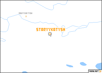 map of Staryy Katysh