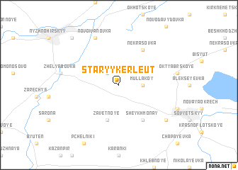 map of Staryy Kerleut