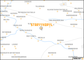 map of Staryy Kopyl