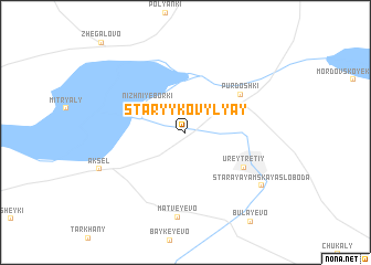 map of Staryy Kovylyay
