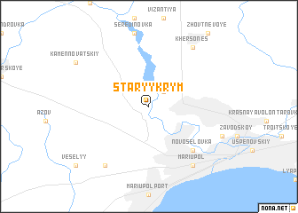 map of Staryy Krym