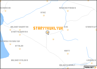 map of Staryy Kuklyuk