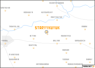 map of Staryy Kuyuk