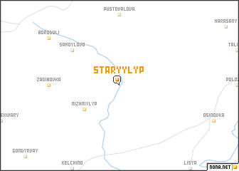 map of Staryy Lyp