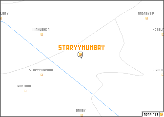 map of Staryy Mumbay