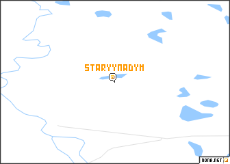 map of Staryy Nadym