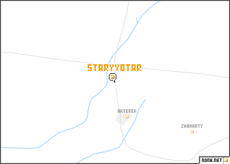 map of Staryy Otar
