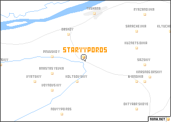 map of Staryy Poros