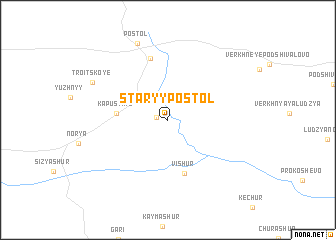 map of Staryy Postol