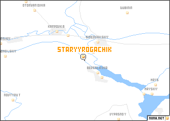 map of Staryy Rogachik