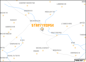 map of Staryy Ropsk