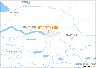 map of Staryy Sad