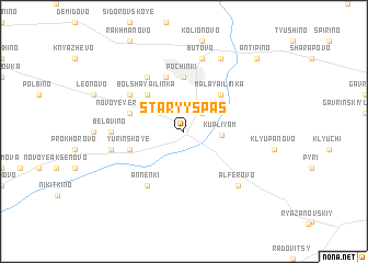 map of Staryy Spas