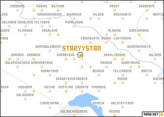 map of Staryy Stan