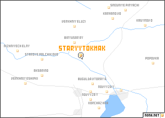 map of Staryy Tokmak