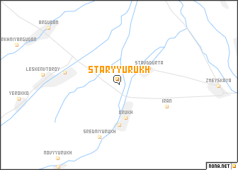 map of Staryy Urukh