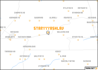 map of Staryy Yashlav