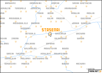 map of Stašėnai