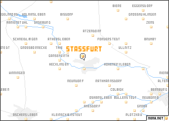 map of Staßfurt